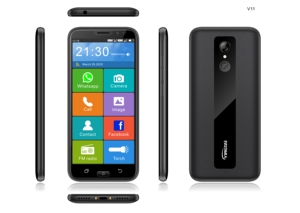 5.5 pouces facile à utiliser simple UI BIG FONTS écran tactile 2000mAh batterie débloquée 4G Android téléphone smartphone pour téléphone 4g <span class=keywords><strong>senior</strong></span> - Product Image 3