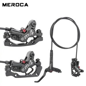 Conjunto de Freio a Disco Hidráulico MEROCA de 4 Pistões para Bicicleta MTB de Alta Qualidade com Disco de Freio de 160mm e Peças de Freio a Óleo de 800/1400mm - Product Image 1
