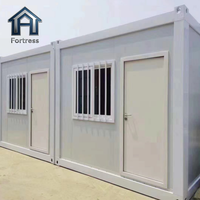 Maison préfabriquée modulaire démontable en conteneur, assemblage rapide, structure en acier, habitation, bureau, bâtiment extérieur