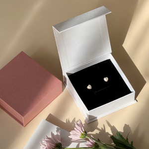 Caja de Joyería Magnética de Cartón con Cierre Magnético, Estampado en Caliente UV, Logotipo Personalizado para Pendientes, Anillos, Collares, Empaque de Papel - Product Image 4