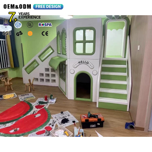 Equipo de Juegos Interior para Niños con Certificación CE, con Doble Tobogán y Juegos de Movimiento para Centros Comerciales - Product Image 2