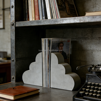 Serre-livres créatif et polyvalent en forme de nuage, couleur et logo personnalisables, stable, pour décoration de bureau et support de livres