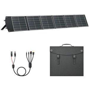 Panneaux solaires en silicium monocristallin et polycristallin 200W, efficacité 23%, chargeur portable noir, 18 pièces, marque OEM, modèle UC-200 - Product Image 1