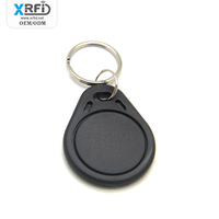 ABS03 Gantungan Kunci TK4100 RFID, Gantungan Kunci Fob RFID ABS Dapat Dicetak 125KHz TK4100 Gantungan Kunci Fob untuk Sewa Apartemen