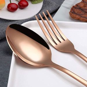 Juego de Cubiertos de Acero Inoxidable de 16 Piezas, Color Oro Rosa, con Logotipo Personalizado, Estuche de Cubiertos con Acabado Espejo, Característica Sostenible para Regalos - Product Image 3