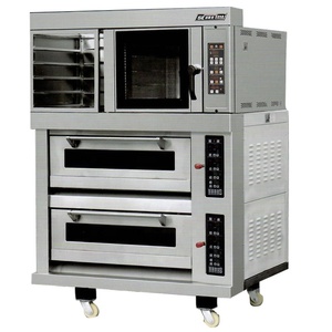 <span class=keywords><strong>Horno</strong></span> Eléctrico para Pizza de Doble Piso de Acero Inoxidable, Equipo de Horneado Comercial para Cocina de Restaurante - Product Image 4