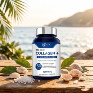 แคปซูลคอลลาเจนจากทะเลผสมกลูต้าไธโอน ปี 2026 ได้รับการยกย่องอย่างสูง ช่วยให้ผิวขาวกระจ่างใสและลดเลือนริ้วรอย บรรจุภัณฑ์ฉลากปรับแต่งได้ - Product Image 3