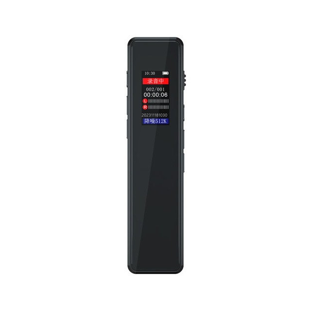 Smart HD Noise Reduction Long Distance Voice Recorder Line in Audio Input 1 Inch Screen AI Smart Voice Recorder