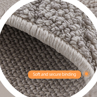 Tapis moderne imperméable abstrait beige, fabriqué à la machine, adapté aux animaux domestiques, écologique, à poils moyens, pour salon, moelleux, pour la prière