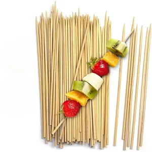 Wholesale Cheap Eco-friendly Heat Resistant Easily-clean Barbecue Disposable Bamboo Sticks