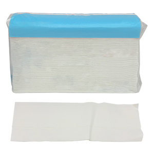 Serviettes en papier jetables en pâte de bois pour la coiffure et la beauté, 24*12 pouces, blanches, simples et 2 plis, multi-pliées, 250 feuilles pour salon de coiffure - Product Image 3