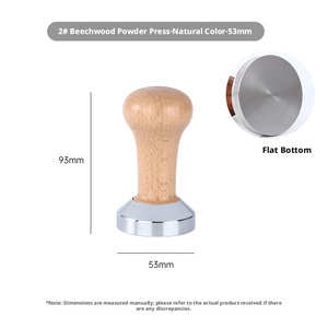Offerta Speciale: Pressino per Caffè in Legno Massello, Tamper per Espresso 51/53/58mm, Strumento per Pressare il Caffè - Product Image 6
