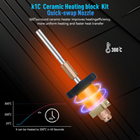 Nueva Versión del Kit de Bloque de Calentamiento Cerámico de Alta Temperatura con Boquilla de Cambio Rápido para Impresora 3D K1C