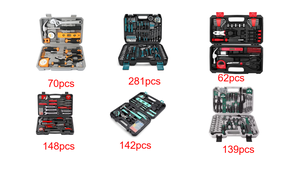 <span class=keywords><strong>Kit</strong></span> d'outils manuels de base pour la maison, 13 pièces, très vendu, pour la vente en ligne, dans un étui portable. - Product Image 3