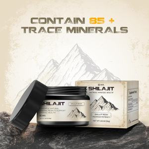 OEM ODM Private Label Original Shilajit de l'Himalaya Séché au soleil Gold Grade 100% Pure Natural Shalajit Resin pour le système immunitaire - Product Image 4