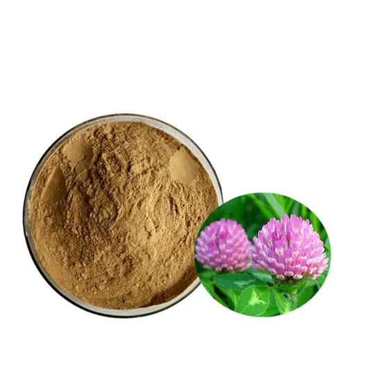 Supply Trifolium Pratense Red Extract 30% 40% Isoflavones Red Clover Extract Powder