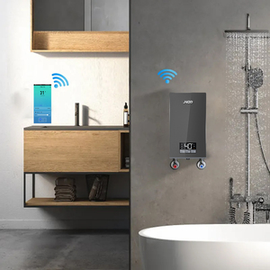 <span class=keywords><strong>Calentador</strong></span> de Agua Eléctrico Instantáneo Sin Tanque de 220V 3.5kW-7kW Inteligente con Wifi para Ducha de Baño - Product Image 2