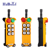 F24-8D derek kecepatan ganda, remot kontrol Radio nirkabel 36V/220V/380V/12V/24V untuk kerekan derek Remote Control