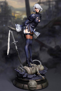 ¿Japón <span class=keywords><strong>Anime</strong></span> GK Nier? Figuras de acción de MLS <span class=keywords><strong>2B</strong></span> sister 1:4, colección - Product Image 3