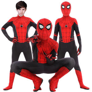 Spider Man <span class=keywords><strong>Spiderman</strong></span> Costume fantasia tuta adulto e bambini Halloween Costume Cosplay rosso nero Spandex 3d <span class=keywords><strong>abbigliamento</strong></span> Cosplay - Product Image 4