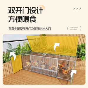 Large Outdoor Iron Wire Mesh Cage For Birds And Small Animals Four Seasons Use - Product Image 2