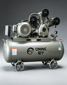 Compresor de Aire de Pistón Recíproco Pequeño de 3 Cilindros, Serie CINING HDW, Alimentado por CA de 380V, Baja Vibración, Estable, Refrigerado por Aire, Portátil - Product Image 3