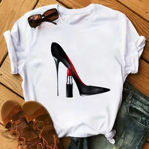 <span class=keywords><strong>T</strong></span>-<span class=keywords><strong>Shirt</strong></span> da donna 2021 O collo a manica corta oversize Top Custom stampa maglietta bianca in poliestere sublimazione amici <span class=keywords><strong>T</strong></span>-<span class=keywords><strong>Shirt</strong></span> donna - Product Image 1