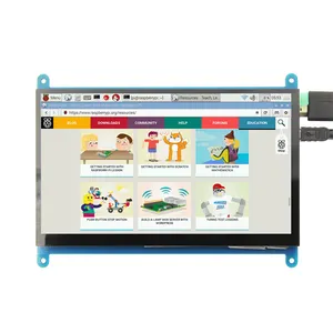 תעשייתי מודול מגע קיבולי מסך 800x480 7 אינץ פטל pi LCD תצוגה