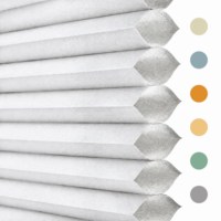 Tissu pour stores alvéolaires plissés noirs sur mesure, ODM/OEM, source fiable, pour fenêtre [Tissu uniquement]
