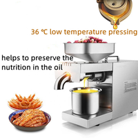 Presse à Huile Automatique à Usage Domestique pour Huile d'Olive et Extraction de Coco par Pression à Froid