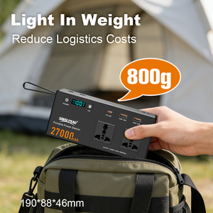 Mini Centrale Électrique Portable à <span class=keywords><strong>Batterie</strong></span> Lithium 150W pour <span class=keywords><strong>Camping</strong></span>, Station d'Alimentation Portable avec Prise CA pour Ordinateur Portable - Product Image 4