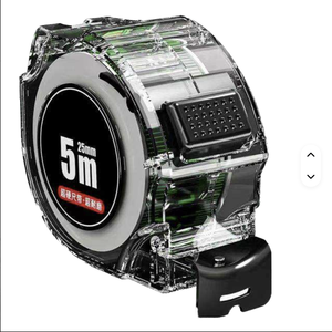 7.5 Meter huỳnh quang Băng biện pháp cai trị công nghệ màu đen với lưỡi thép không gỉ hệ thống mét - Product Image 1