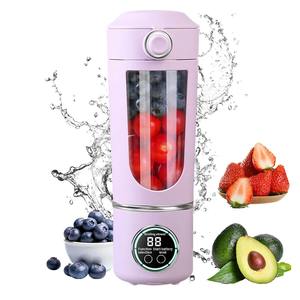 Licuadora Portátil Recargable por USB, 2 en 1, Mezcladora Rápida, Multifuncional, Inalámbrica, para el Hogar, Viajes e Interiores - Product Image 6