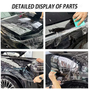 Pellicola Protettiva Trasparente PPF TPU Lucida con Rivestimento Nano Alifatico, Autorigenerante, Anti-Ingiallimento, Anti-Graffio per Vernice <span class=keywords><strong>Auto</strong></span> - Product Image 1