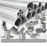 Connecteur intérieur à 90 degrés en aluminium pour tube Lean, raccord sans soudure pour tube Lean de 28 mm