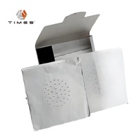 Carré narguilé shisha feuille de papier d'aluminium recyclable jetable personnalisé alimentaire gtade vente en gros