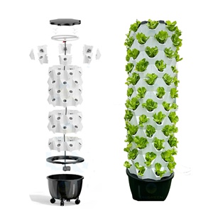 Tour hydroponique verticale Nouveau type de tour d'ananas aéroponique verticale Système de culture de petits légumes à feuilles pour serre et jardin - Product Image 2
