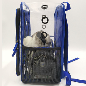 Pet bag PVC <b>backpack</b>, <b>cat</b> supplies, space capsule dog <b>backpack</b>, portable style, large capacity, hand-held - Product Image 2