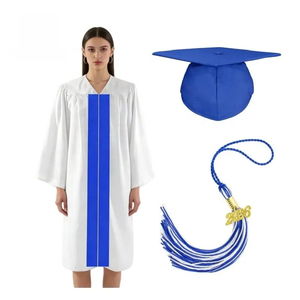 Conjunto de Toga, Birrete y Borla de Graduación Mate para Adultos 2026 al por Mayor, 100% Poliéster, Unisex, para Ceremonia de Graduación, Uniforme Escolar, Estudiantes <span class=keywords><strong>JJ</strong></span> - Product Image 6
