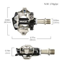 Pédales de vélo de route WAKE à blocage automatique SPD, réglage de la tension, clip pivotant, accessoires de vélo