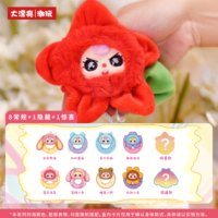 Nouveau bébé trois boîte aveugle fleur anneau de cheveux série Kawaii Figure cheveux cravate accessoires collection décoration filles cadeaux de noël