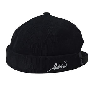 High Quality Dad <b>Cap</b> Private Label Corduroy Stripe <b>Cap</b> Hat <b>Brimless</b> Baseball <b>Caps</b> - Product Image 1