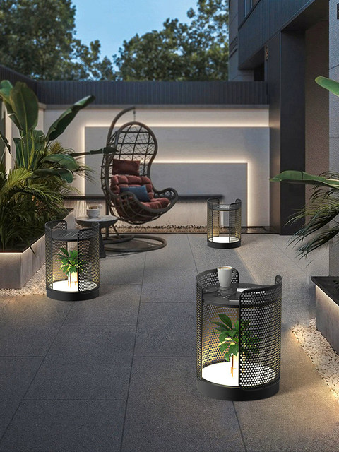 Modern Outdoor Landscape Garden LED Solar IP 65 Waterproof Lawn Garden Solar Landscape Lighting