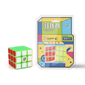 Yj Finhop 3x3 Glow In Dark Magic Cube Crown Dragon Series For Kids Educational Toy Smooth <b>Puzzle</b> Speed Cube - Product Image 1
