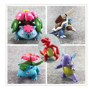 Figurines d'<span class=keywords><strong>action</strong></span> miniatures Pokémon série 4,5 cm en PVC, échelle 1:8, couleurs fidèles à l'anime, décoration de bureau mignonne, pour joueurs et fans, multi-styles - Product Image 2