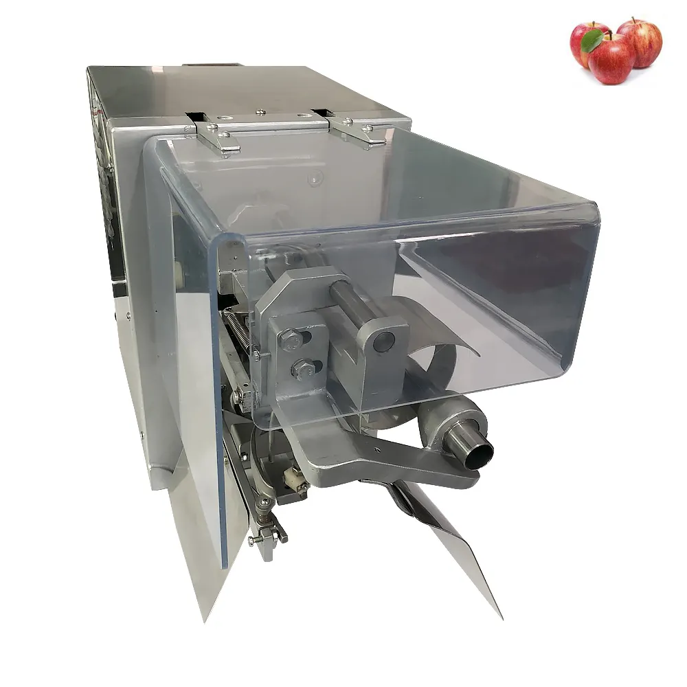 Pelado de manzana core eliminar máquina de corte eléctrica comercial de la manzana Apple peeler corer cortadora