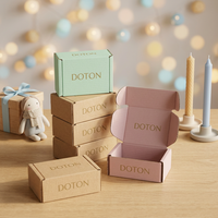 Boîte d'expédition en carton blanc brillant laminé, pliable, avec code QR, personnalisée, pour cosmétiques intelligents, pour marque de beauté DTC