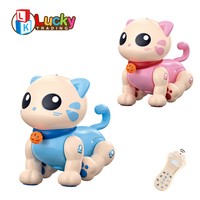 LK Toys Chat Robotic Interactif Électrique Télécommandé Jouet Intelligent pour Enfants en Plastique