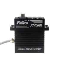 Servo Feetech FT450BL 24V 450KG Totalmente Metálico de Alto Torque Sin Escobillas 180 °   Mecanismo Robótico Biónico Grande para Brazo Robótico Industrial