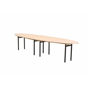 Tavolo Pieghevole Ellisse Mezzo 240x120 - Product Image 1
